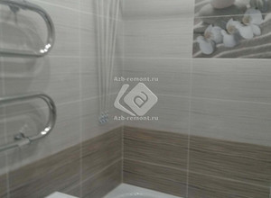 Ремонт ванной комнаты в песочном стиле 53-3